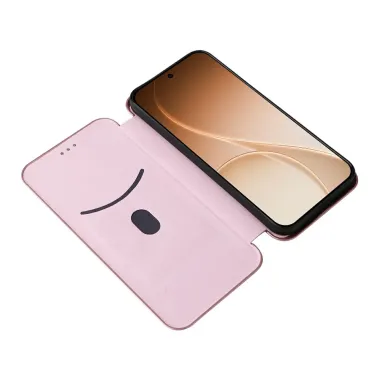 Flip Cover Oppo Reno15 FS 5G / 15 F 5G design fibre de carbone