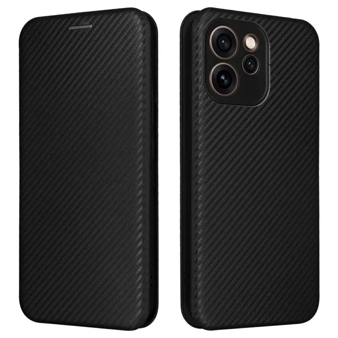 Flip Cover Oppo Reno15 FS 5G / 15 F 5G design fibre de carbone