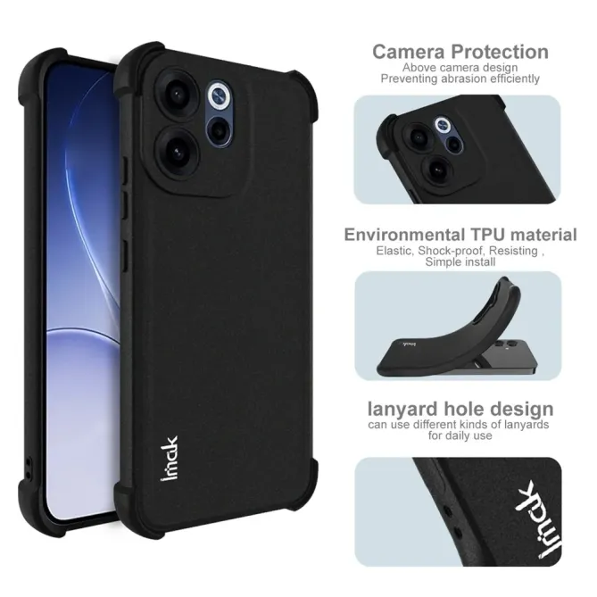 Coque Oppo Reno15 FS 5G / F 5G class protect - Noir mat