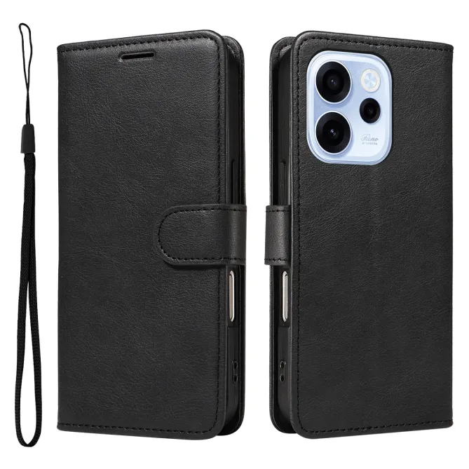 Housse Oppo Reno15 FS 5G / 15 F 5G Sylvette simili cuir avec lanière