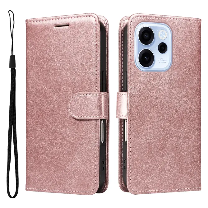 Housse Oppo Reno15 FS 5G / 15 F 5G Sylvette simili cuir avec lanière