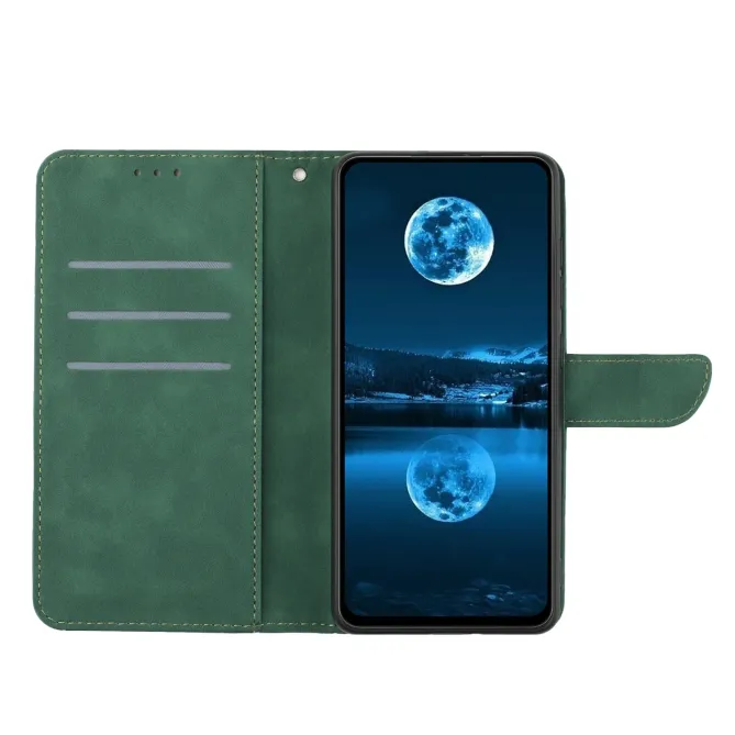 Housse Oppo Reno15 FS 5G / F 5G Skin Touch Lignes avec Lanière