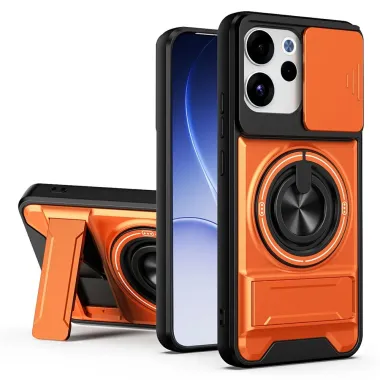 Coque Oppo Reno15 FS 5G / 15 F 5G Magnétique Anneau Support et Cache C