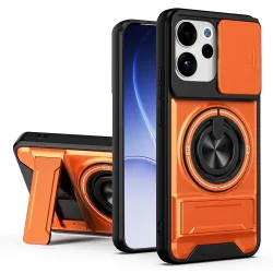 Coque Oppo Reno15 FS 5G / 15 F 5G Magnétique Anneau Support et Cache C
