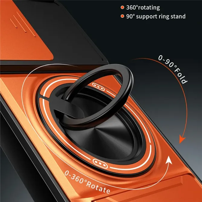 Coque Oppo Reno15 FS 5G / 15 F 5G Magnétique Anneau Support et Cache C