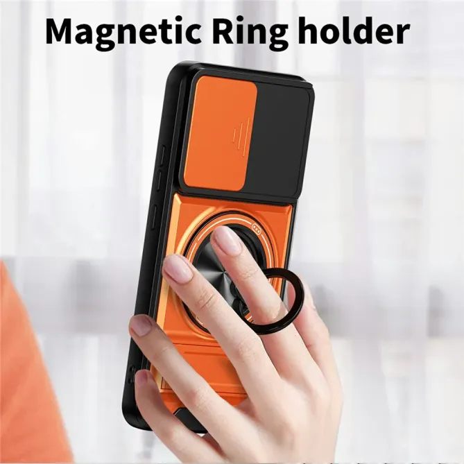 Coque Oppo Reno15 FS 5G / 15 F 5G Magnétique Anneau Support et Cache C