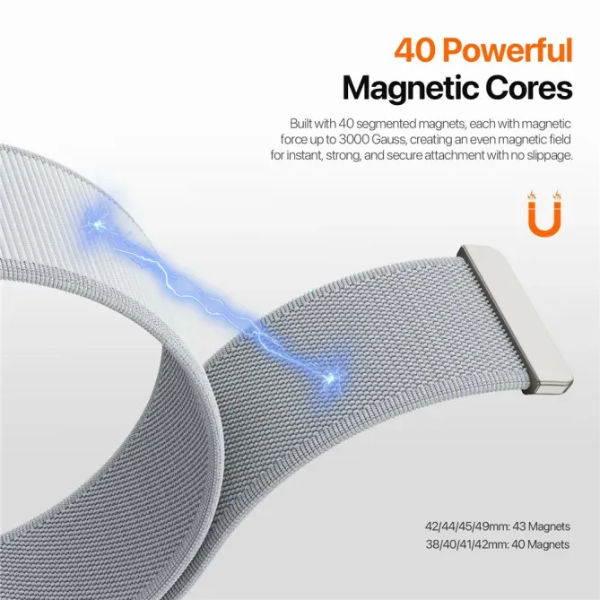 Bracelet Magnétique Apple Watch Series 11 10 9 8 SE YM Series