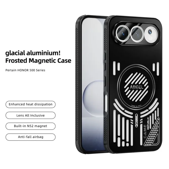 Coque Honor 500 magnétique aluminium