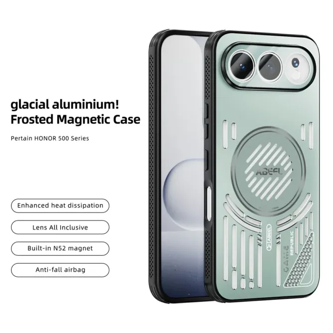 Coque Honor 500 magnétique aluminium
