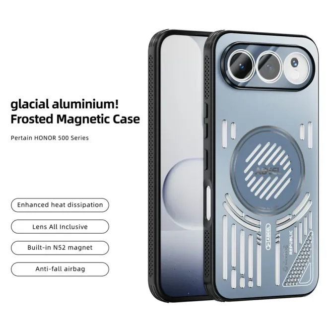 Coque Honor 500 magnétique aluminium