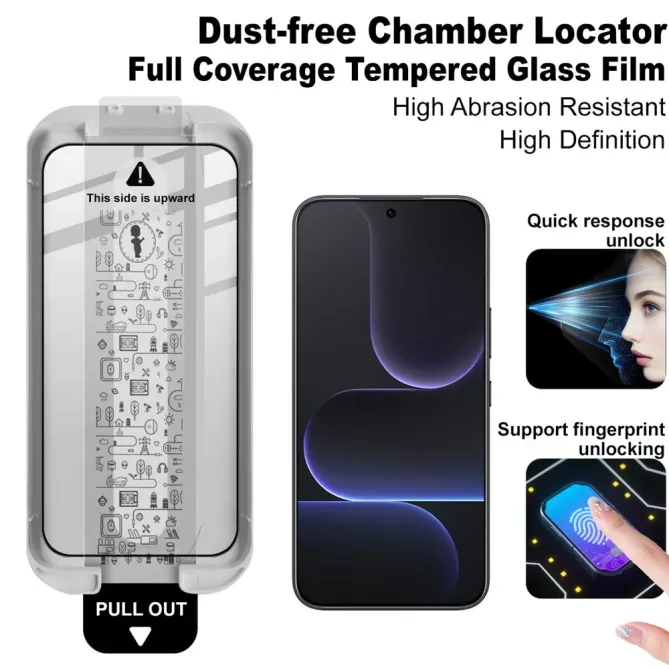 Verre Trempé Honor 500 Kit Installation Automatique Anti-Poussière