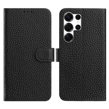 Housse Samsung Galaxy S26 Ultra en Cuir Grainé | LITCHI