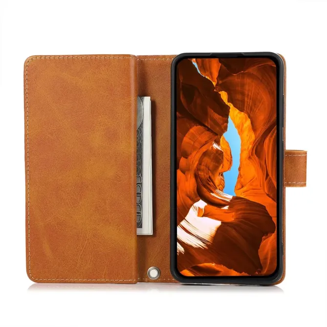 Housse Samsung Galaxy S26 Ultra Portefeuille Cuir avec Dragonne