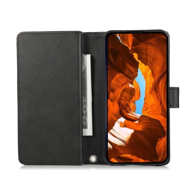 Housse Samsung Galaxy S26 Ultra Portefeuille Cuir avec Dragonne