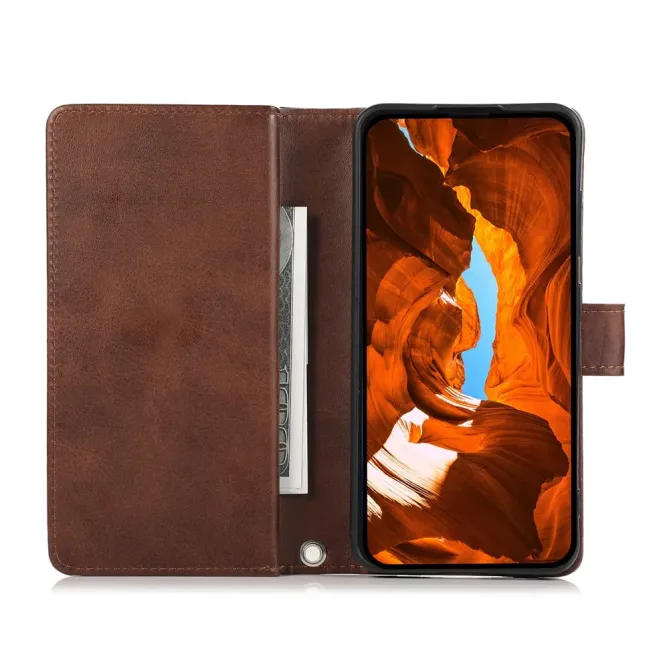 Housse Samsung Galaxy S26 Ultra Portefeuille Cuir avec Dragonne