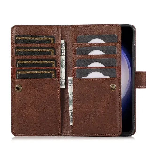 Housse Samsung Galaxy S26 Ultra Portefeuille Cuir avec Dragonne