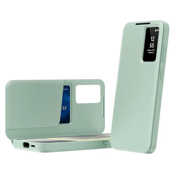 Housse Samsung Galaxy S26 Ultra avec fenêtre intelligente et porte-car