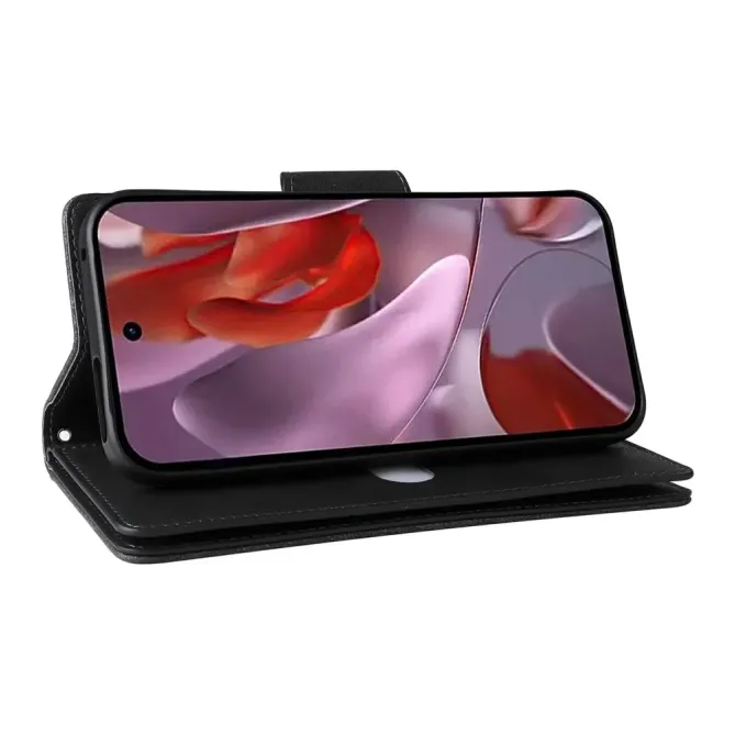 Housse Google Pixel 10a Portefeuille Zippée à Rivets