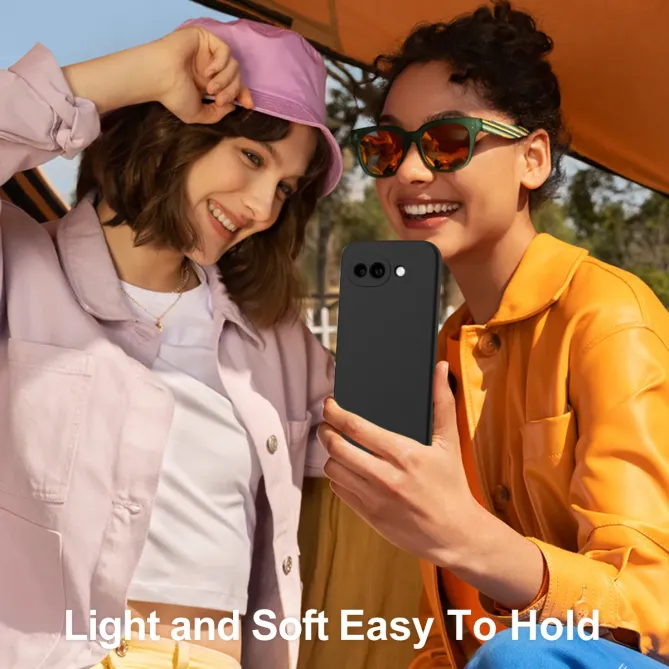 Coque Google Pixel 10a Silicone Liquide Magnétique, Lanière