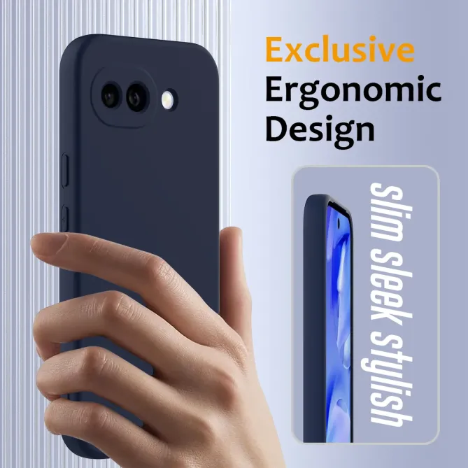 Coque Google Pixel 10a Silicone Liquide Magnétique, Lanière