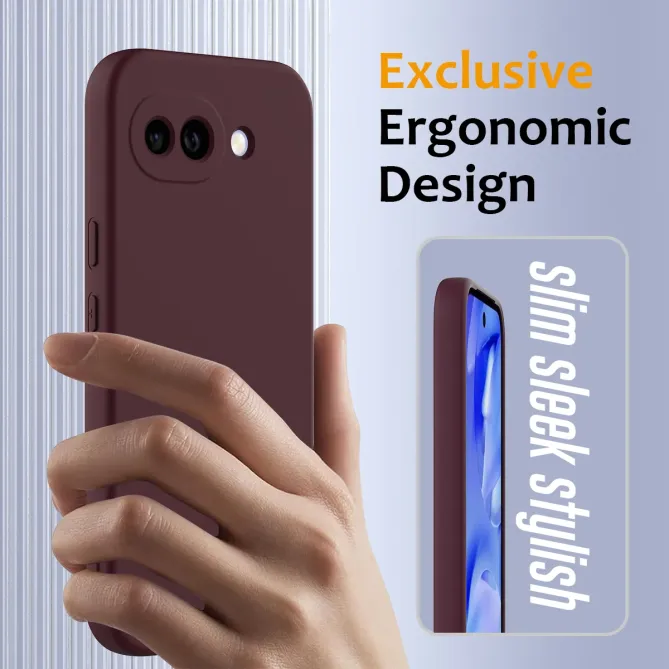 Coque Google Pixel 10a Silicone Liquide Magnétique, Lanière