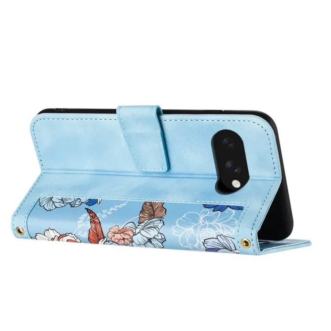 Housse Google Pixel 10a Florale avec Dragonne