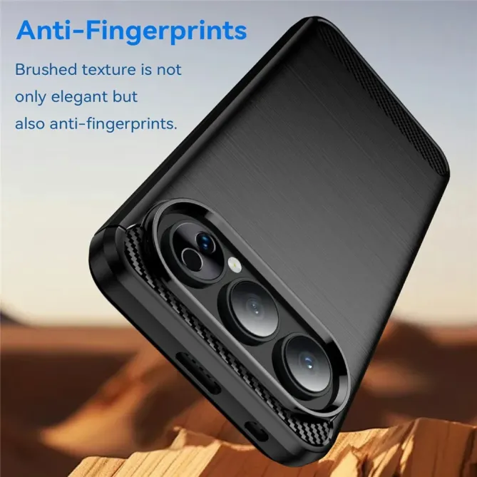 Coque Honor 500 effet brossé silicone