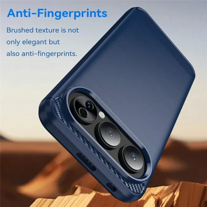 Coque Honor 500 effet brossé silicone