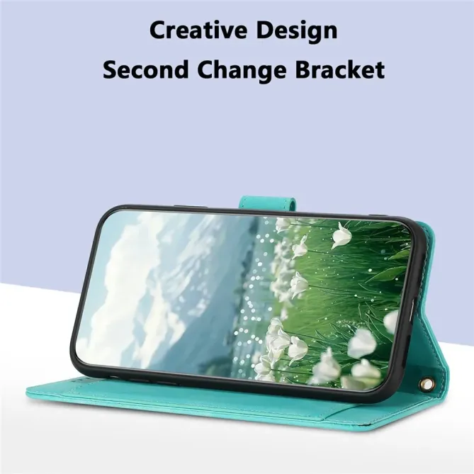 Housse Honor 500 Portefeuille 5 Cartes Tulipes