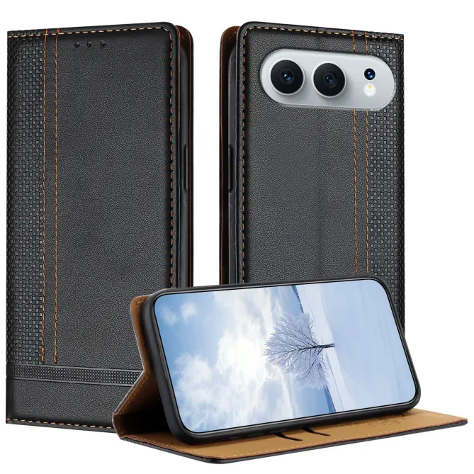 Flip Cover Honor 500 Coutures avec Porte-Cartes