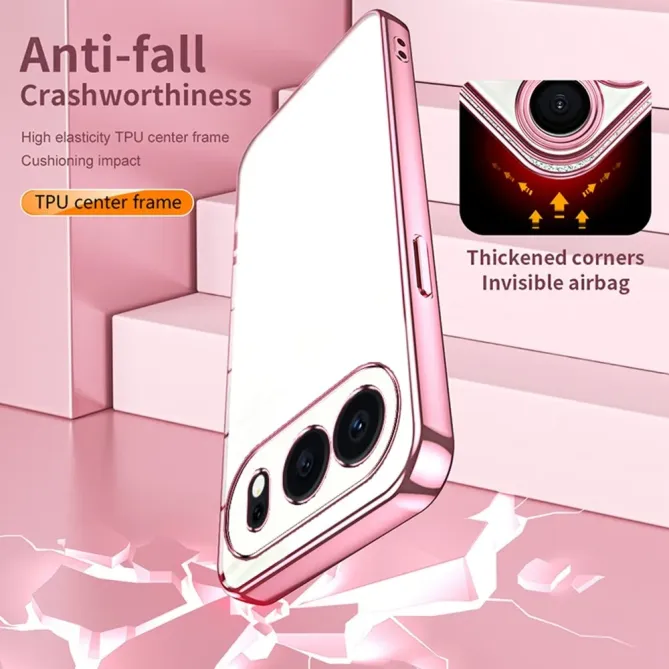 Coque Honor 500 Silicone Brillant Électroplaqué