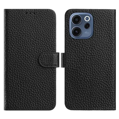 Housse Oppo Reno15 FS 5G / F 5G en Cuir Grainé | LITCHI