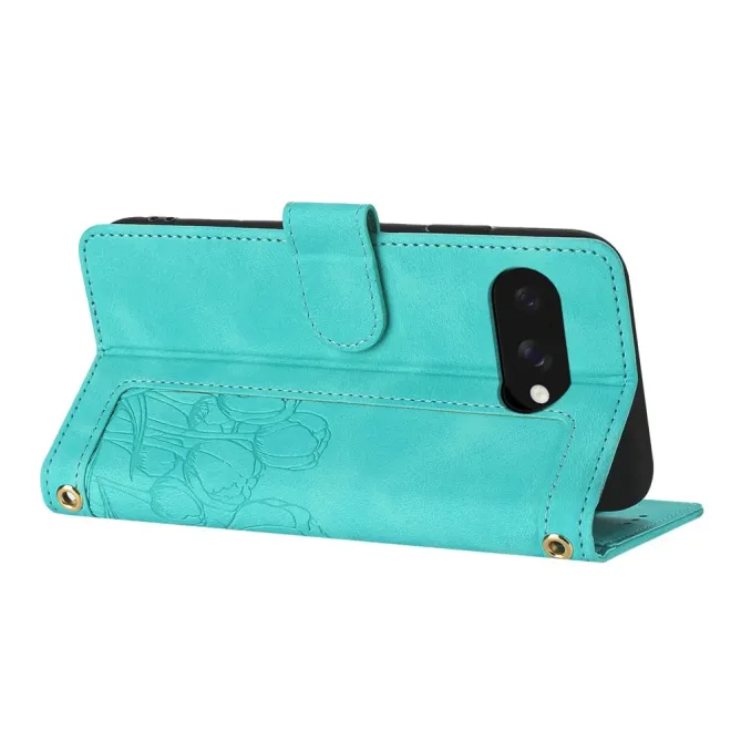 Housse Google Pixel 10a Portefeuille 5 Cartes Tulipes