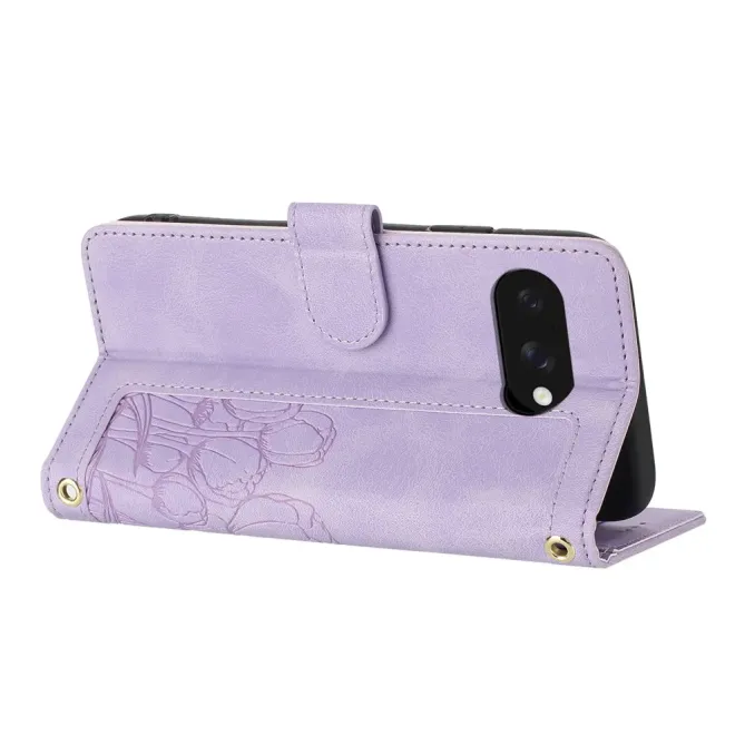 Housse Google Pixel 10a Portefeuille 5 Cartes Tulipes