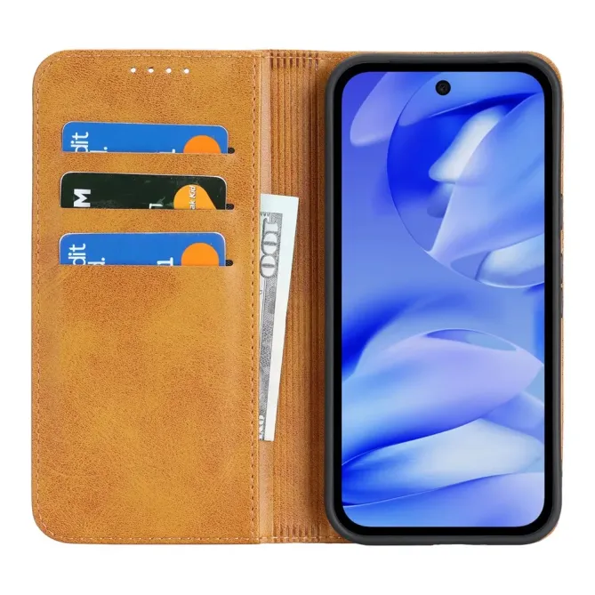 Flip Cover Google Pixel 10a Imitation Cuir Rétro