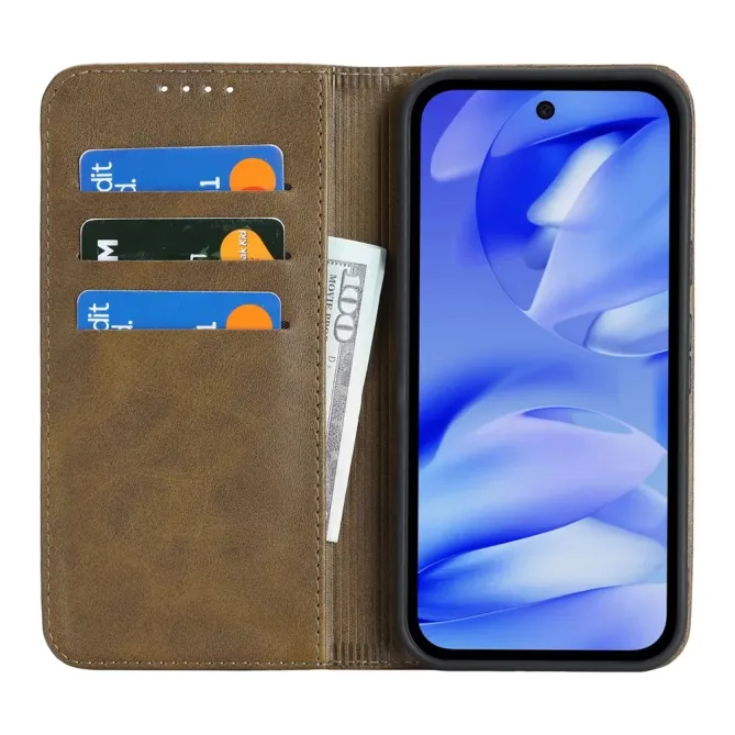 Flip Cover Google Pixel 10a Imitation Cuir Rétro