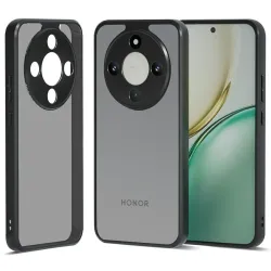 Coque Honor Magic 8 Lite / X9d 5G Transparente Noire Mate