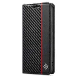 Flip cover Google Pixel 10a fibre de carbone Vertical Stripe