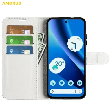 Housse Google Pixel 10a portefeuille style cuir