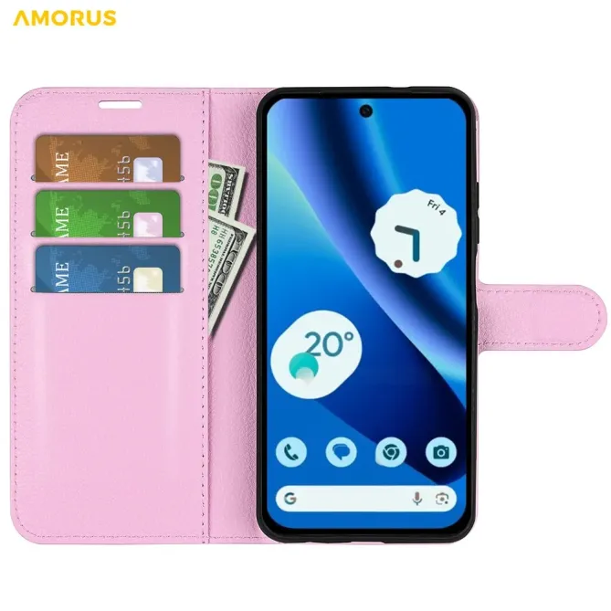Housse Google Pixel 10a portefeuille style cuir