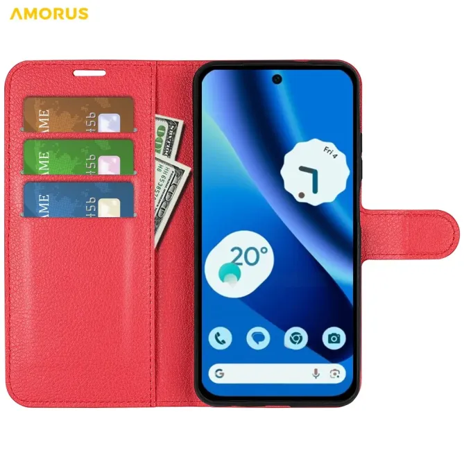 Housse Google Pixel 10a portefeuille style cuir