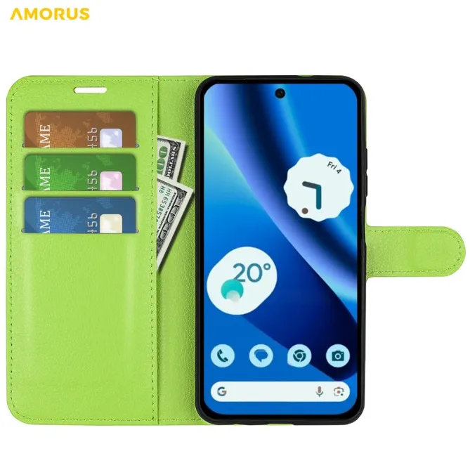 Housse Google Pixel 10a portefeuille style cuir