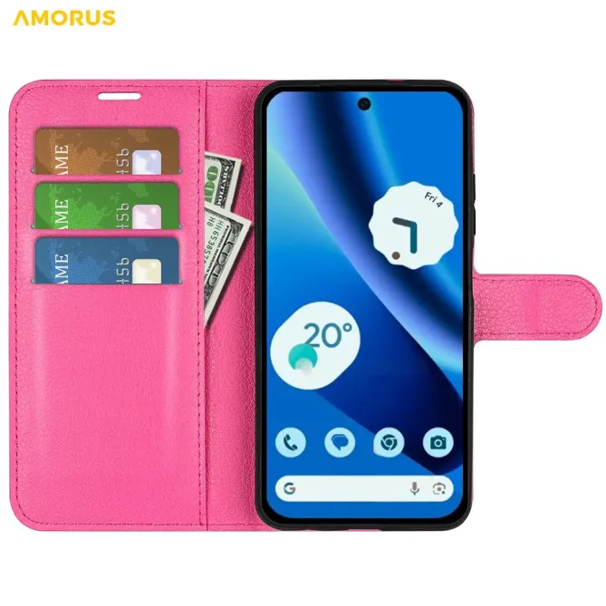 Housse Google Pixel 10a portefeuille style cuir