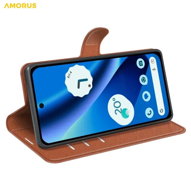 Housse Google Pixel 10a portefeuille style cuir