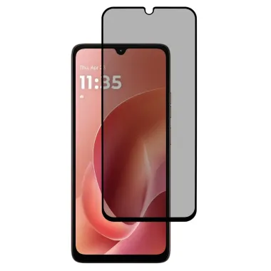 Protection écran Moto G06 / G06 Power Anti-Espion Contour Noir