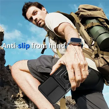 Coque Moto G06 / G06 Power Hybride Fonction Support et Cache Objectif