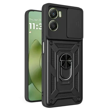 Coque Moto G06 / G06 Power Hybride Fonction Support et Cache Objectif