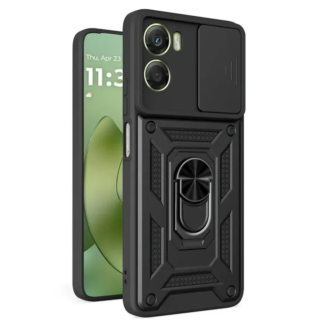 Coque Moto G06 / G06 Power Hybride Fonction Support et Cache Objectif