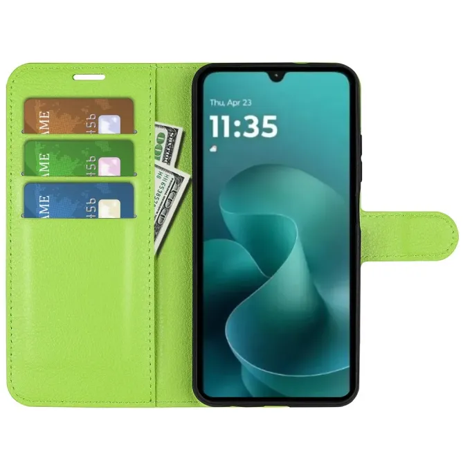 Housse Moto G06 / G06 Power portefeuille style cuir