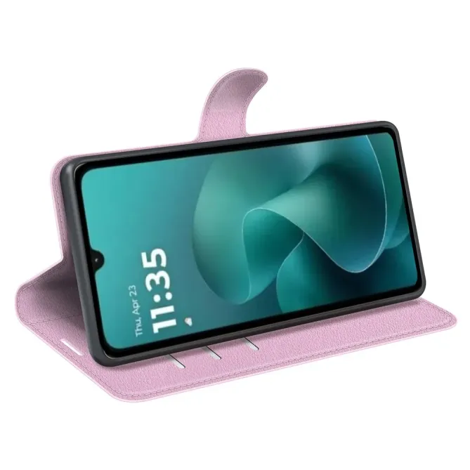 Housse Moto G06 / G06 Power portefeuille style cuir